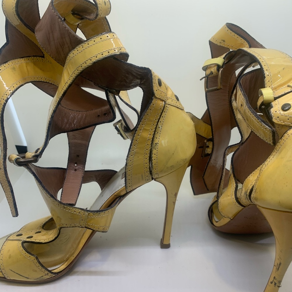 Used Alaia gladiator heels.